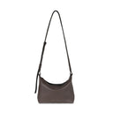 Samuel Ashley - Shelly Leather Crossbody Bag in dark mocha