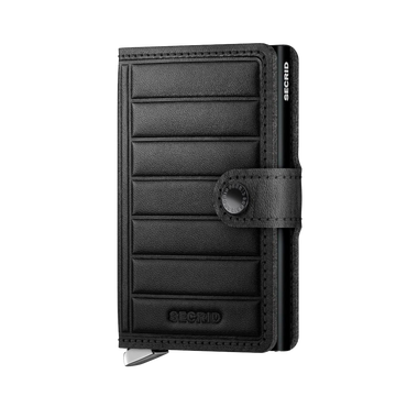 SECRID - Premium Miniwallet Emboss Lines Black - Samuel Ashley